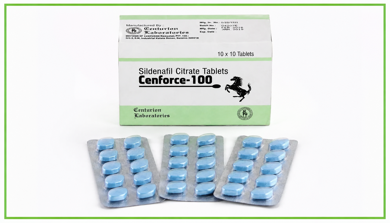 避坑指南：印度威而鋼Cenforce 100mg選購與使用全解析